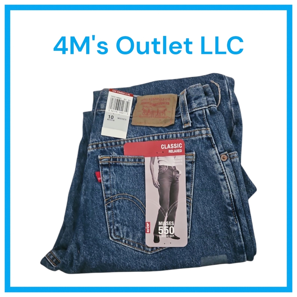 Levi's Relaxed Blue Jeans Classic Fit